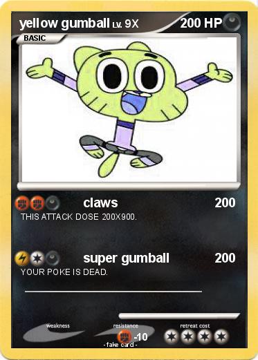 Pokemon yellow gumball