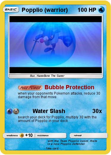 Pokemon Popplio (warrior)