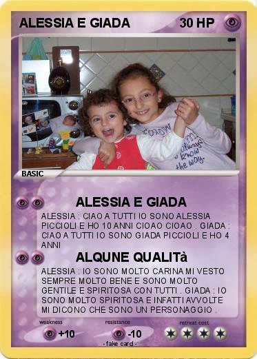 Pokemon ALESSIA E GIADA