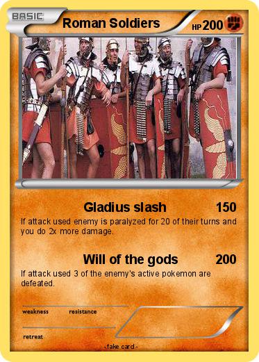 Pokemon Roman Soldiers