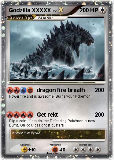 Pokemon Godzilla XXXXX