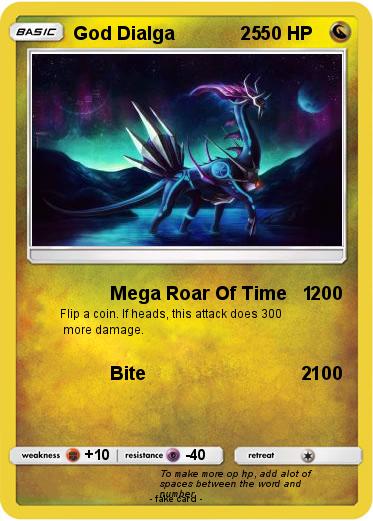 Pokemon God Dialga             25