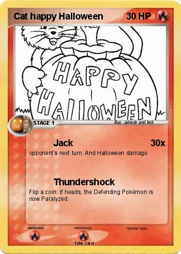 Pokemon Cat happy Halloween