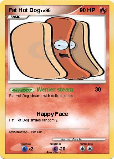 Pokemon Fat Hot Dog