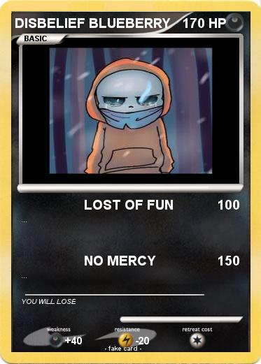 Pokemon DISBELIEF BLUEBERRY