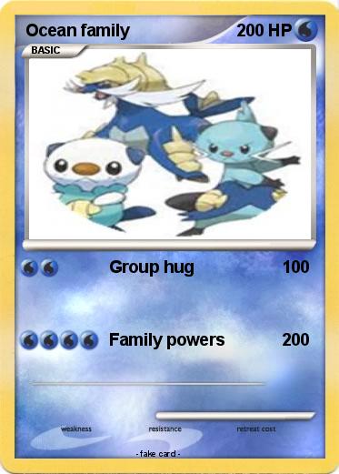 Pokemon Ocean family