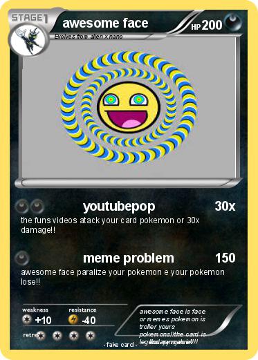Pokemon awesome face