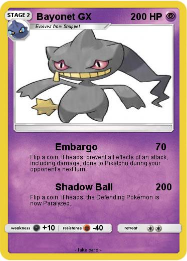 Pokemon Bayonet GX