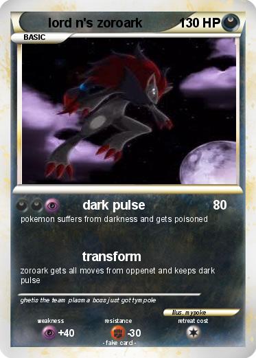 Pokemon lord n's zoroark