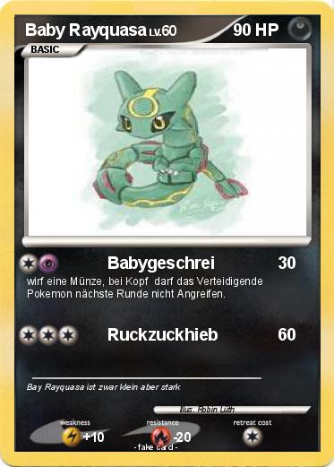 Pokemon Baby Rayquasa