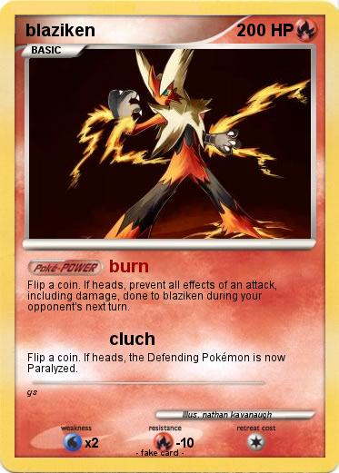 Pokemon blaziken