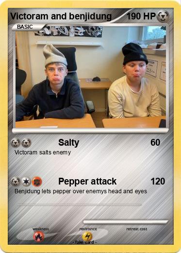 Pokemon Victoram and benjidung