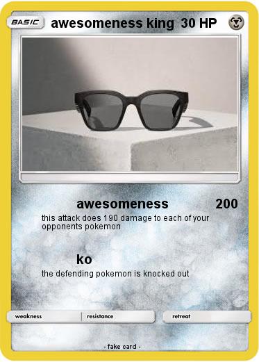 Pokemon awesomeness king