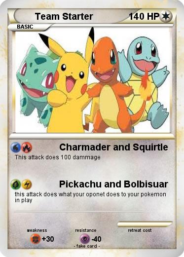 Pokemon Team Starter