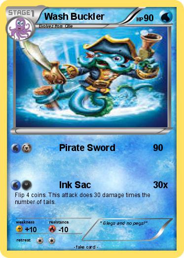 Pokemon Wash Buckler