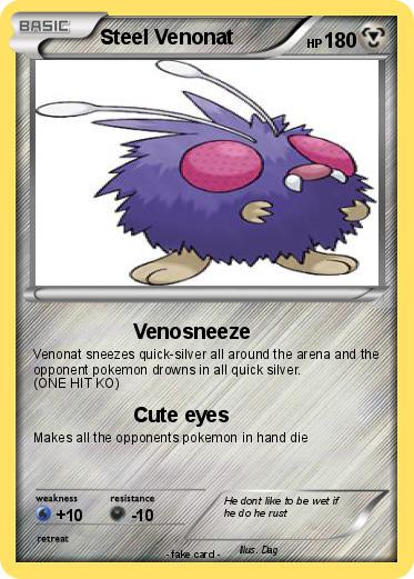 Pokemon Steel Venonat