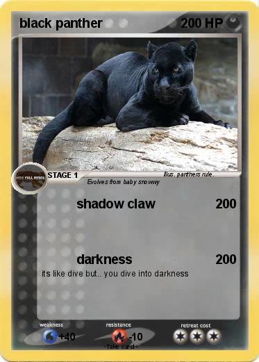Pokemon black panther