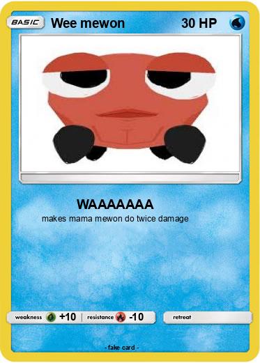 Pokemon Wee mewon