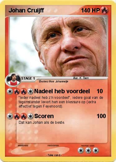 Pokemon Johan Cruijff Pokemon Johan Cruijff