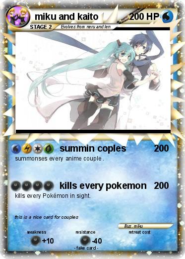 Pokemon miku and kaito