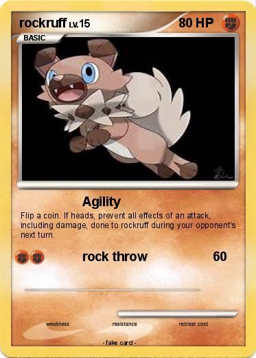 Pokemon rockruff