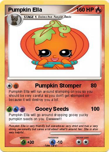 Pokemon Pumpkin Ella