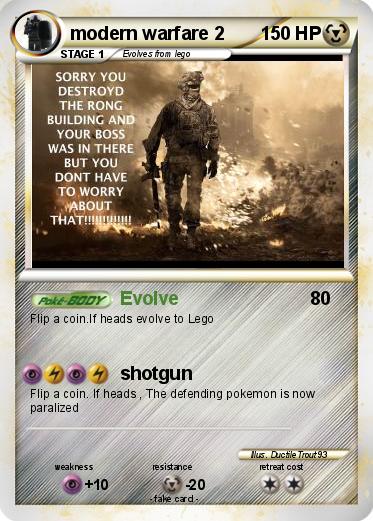 Pokemon modern warfare 2