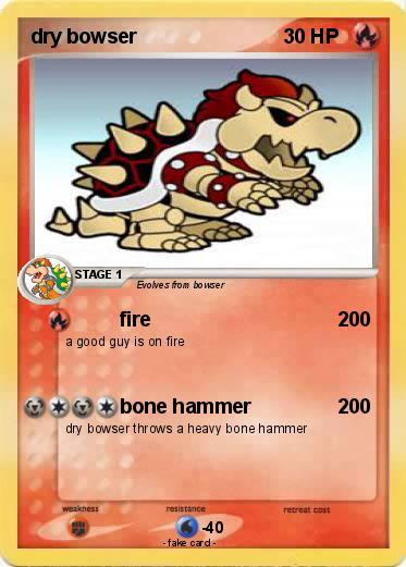 Pokemon dry bowser