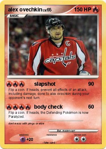 Pokemon alex ovechkin