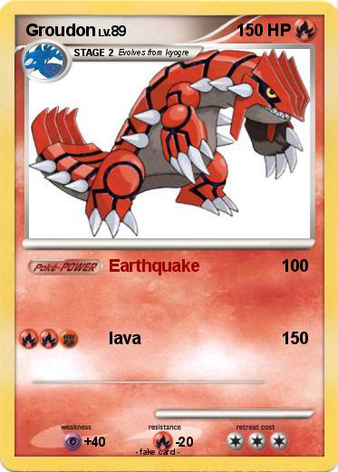 Pokemon Groudon