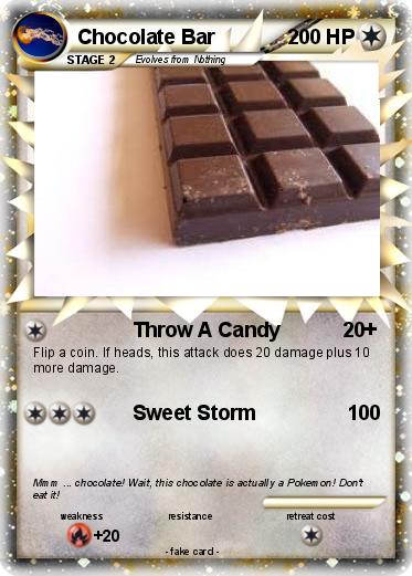 Pokemon Chocolate Bar