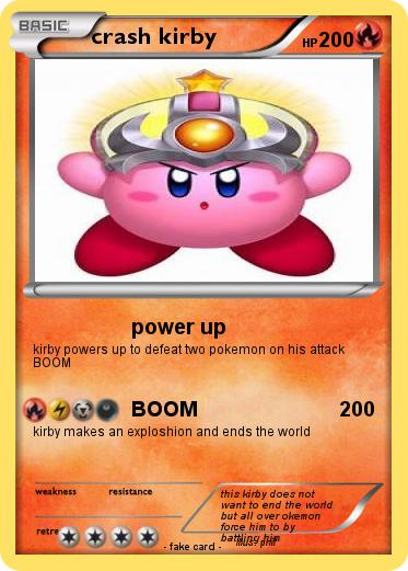 Pokemon crash kirby