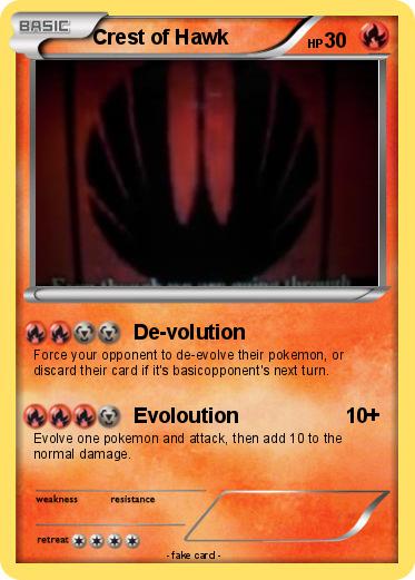 Pokemon Crest of Hawk