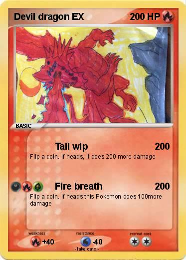 Pokemon Devil dragon EX