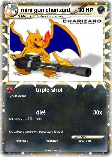 Pokemon mini gun charizard