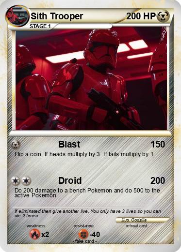 Pokemon Sith Trooper