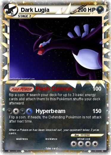 Pokemon Dark Lugia