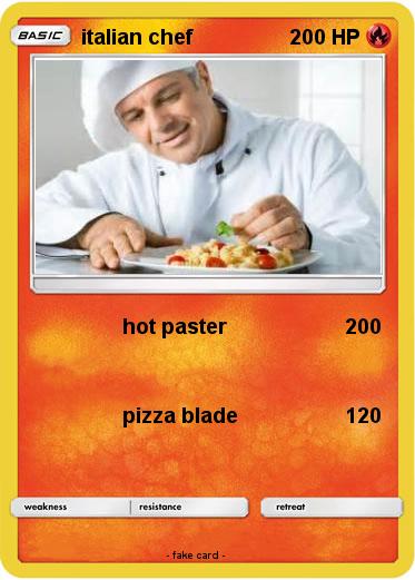 Pokemon italian chef