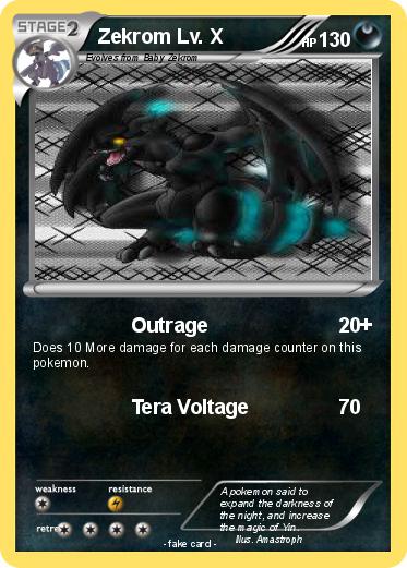 Pokemon Zekrom Lv. X