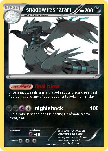 Pokemon shadow resharam