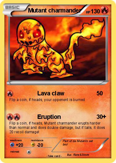 Pokemon Mutant charmander
