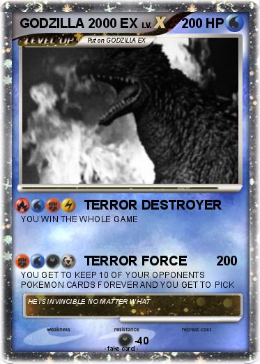 Pokemon GODZILLA 2000 EX