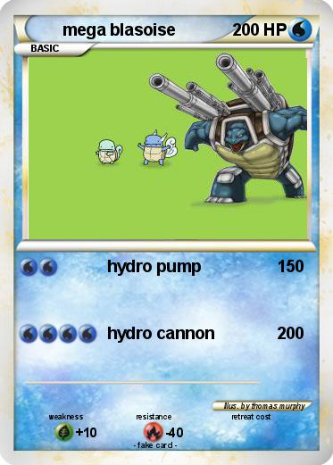 Pokemon mega blasoise