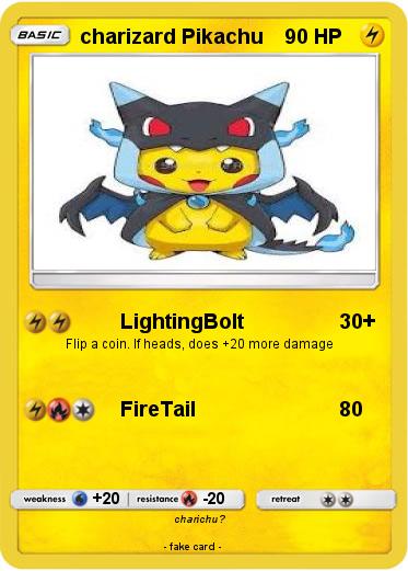Pokemon charizard Pikachu
