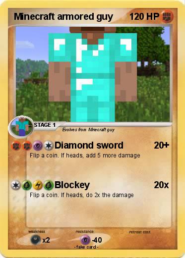 Pokemon Minecraft armored guy
