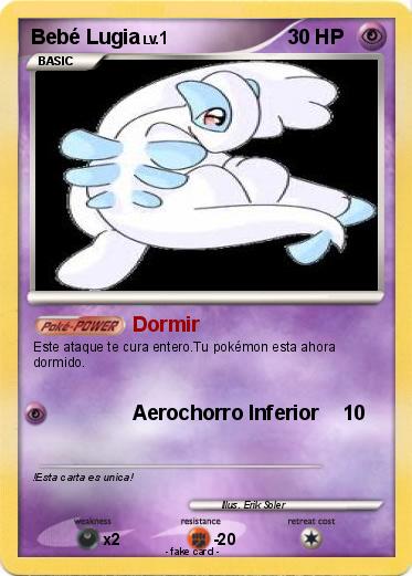 Pokemon Bebé Lugia