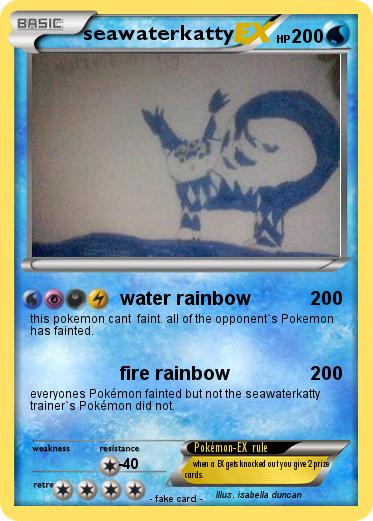 Pokemon seawaterkatty