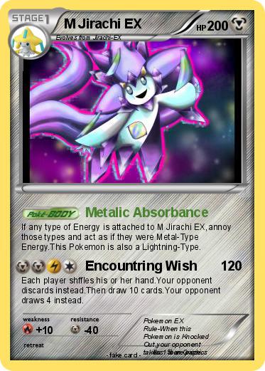 Pokemon M Jirachi EX