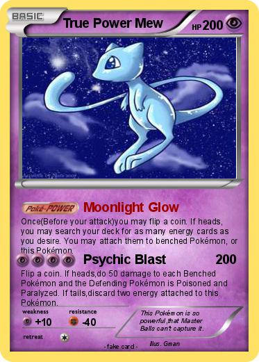 Pokemon True Power Mew