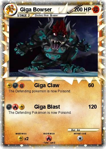 Pokemon Giga Bowser